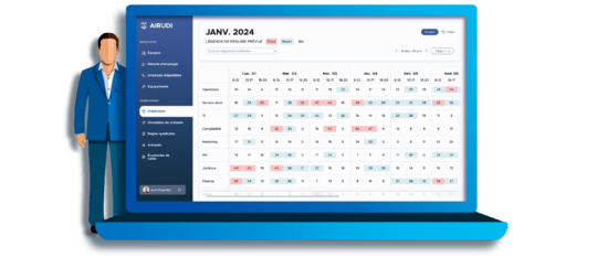 Airudi software shows risk of labor shortages  